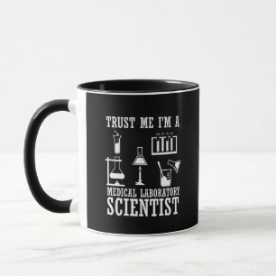Funny medical lab tech scientist humour laboratory mug