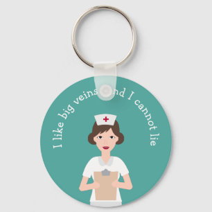 Funny Medical Nurse Saying Keychains