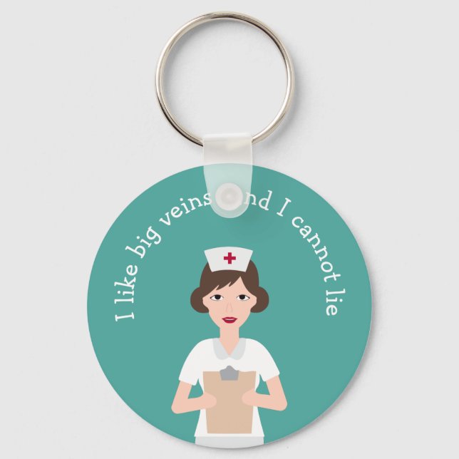 Funny Medical Nurse Saying Keychains (Front)