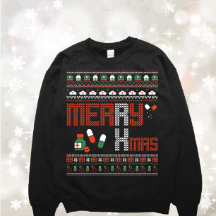 Funny Medical RX Ugly Sweater Sweatshirt