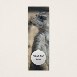 Funny Meerkat Custom Bookmark
