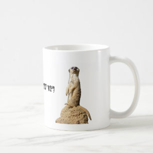 Funny Meerkat Standing Up Coffee Mug