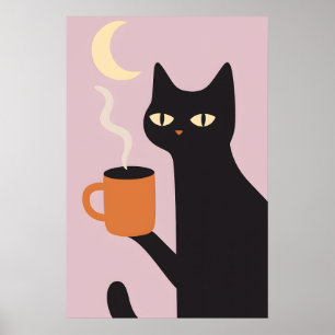 Funny Meh Cat Gift For Cat Lovers Poster