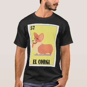 Funny Meican Dogs Designel Corgi-1125 T-Shirt