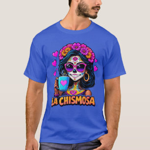 Funny Meican Lottery Woman La Chismosa Fiesta Vint T-Shirt