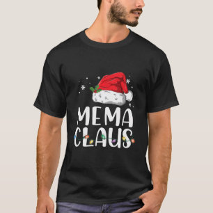 Funny Mema Claus Christmas T-Shirt Pyjamas Santa G