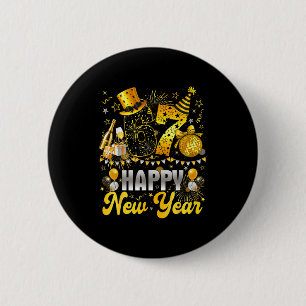 Funny Meme 67 Happy New Year 2026 Six Seven Family 6 Cm Round Badge