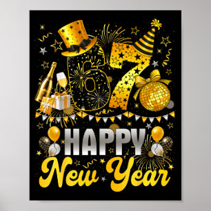 Funny Meme 67 Happy New Year 2026 Six Seven Family Poster