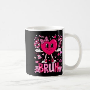 Funny Meme 67 Six Seven Bruh Valentine Heart Women Coffee Mug