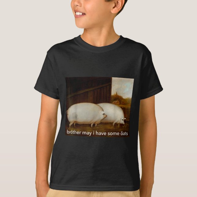 Funny Meme Brother May I Have Some Oats Tee  (Front)