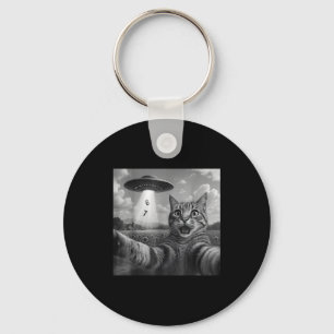Funny Meme Cat Selfie Six Seven Retro Cat 67 Anima Key Ring