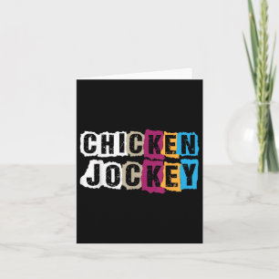 Funny Meme Chicken Jockey T-shirt.png Card