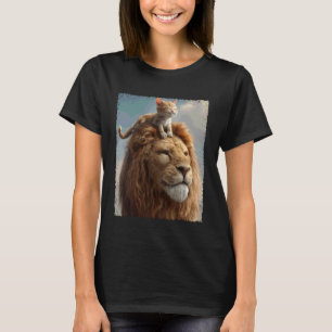 Funny Meme I Love Lion I Love Cats Weird T-Shirt