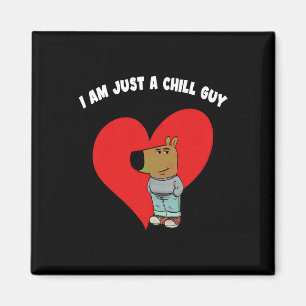 Funny Meme I'm Just A Chill Guy Valentine Couple M Magnet
