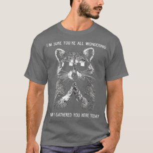 Funny Meme Racoon Gift Men Women Funny Racoon 6 T-Shirt