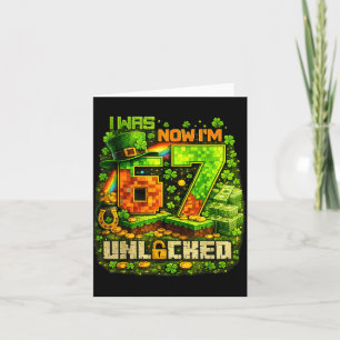 Funny meme six seven 67 bruh video game for boys card