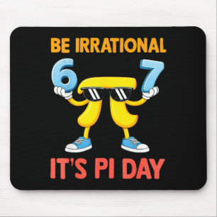 Funny meme six seven 67 day math science be mouse mat