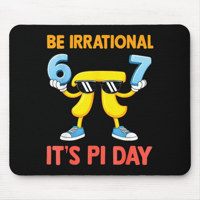 Funny meme six seven 67 day math science be mouse mat (Front)