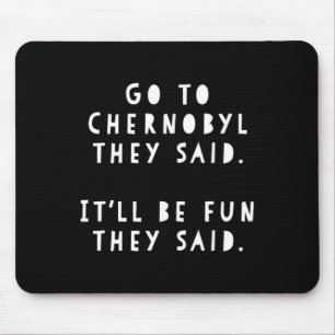 Funny Meme Ukraine Traveler Gift Visit Cherno  Mouse Mat