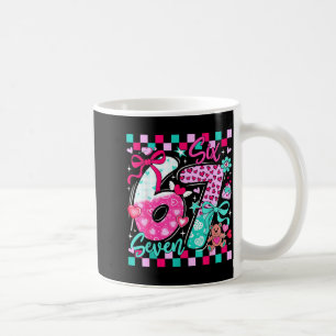 Funny Meme Valentine Six Seven 6 7 Valentine Heart Coffee Mug