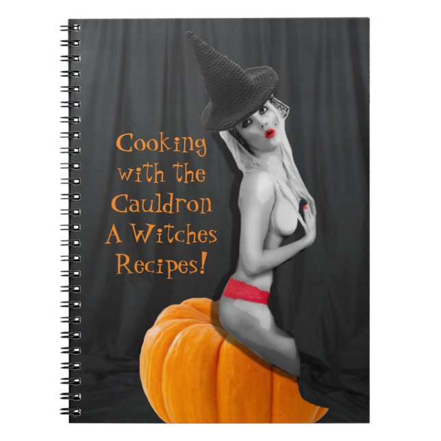 Funny Meme Witches Recipe Book Notebook Journal (Front)