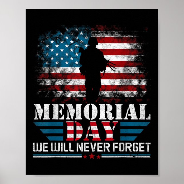 Funny Memorial Day  Poster (Front)