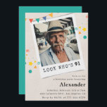 Funny Men 91st birthday invitations Fun Photo<br><div class="desc">Funny Men 91st birthday invitations Fun Photo</div>