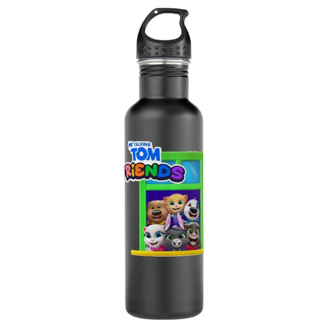 Funny Men Movies My Talking And Friends Tom Love Y 710 Ml Water Bottle (Front)