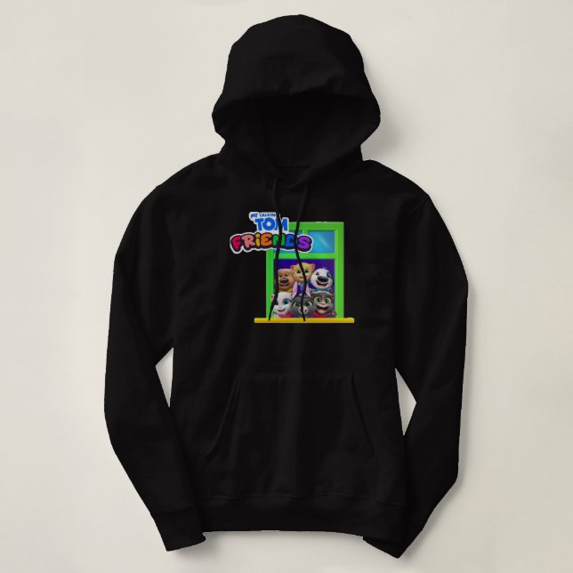 Funny Men Movies My Talking And Friends Tom Love Y Hoodie (Design Front)