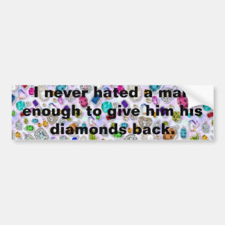 Funny Men Quote Bumper Sticker