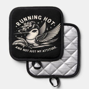 Funny Menopause Hot Flash Pot Holder