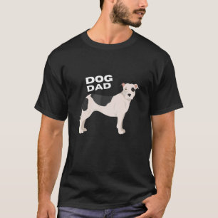 Funny Mens Black & White American Pit Bull Terrier T-Shirt