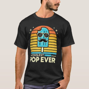 Funny Mens Coolest Pop Ever, Boys Popsicle, Retro T-Shirt