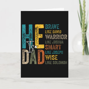 Funny Mens Dad Fathers Day Christian Jesus He Is S Card
