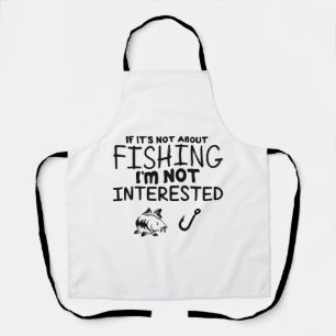 funny mens fishing apron