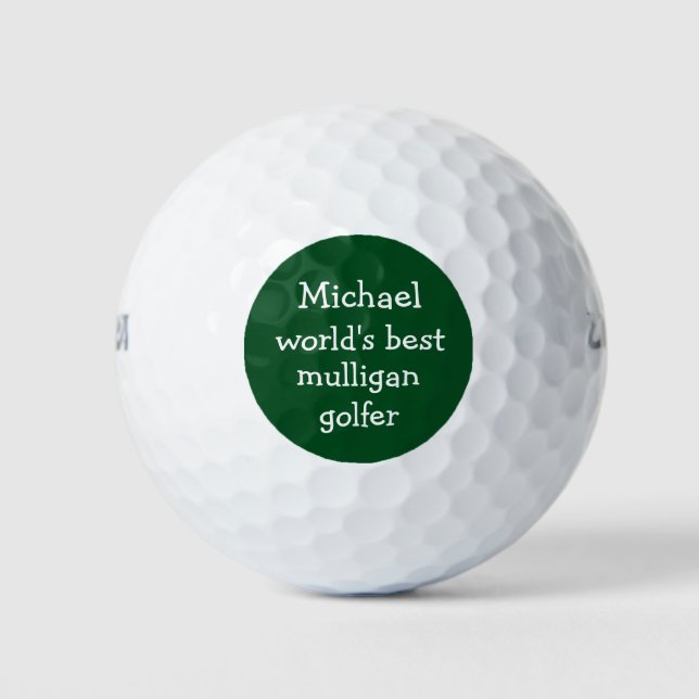 Funny Men's Lost Golf Balls Joke (Front)