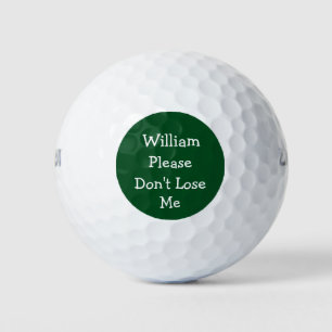 Funny Men's Novelty Lost Golf Balls