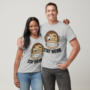 Funny Men's T-shirts, STAY WEIRD T-Shirt
