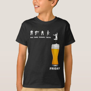 Funny Mens Week From Monday To Friday - Beer Alcoh T-Shirt