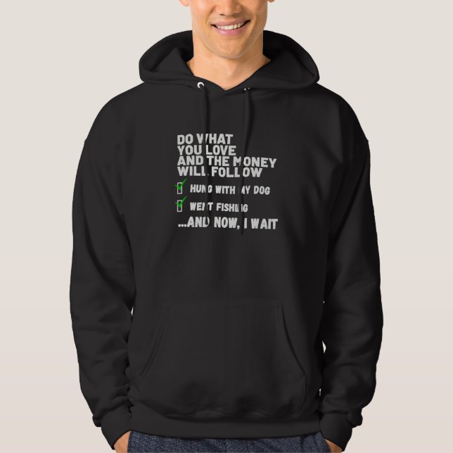 Funny  Mens Womens Christian Prayed Went Fishing   Hoodie (Front)