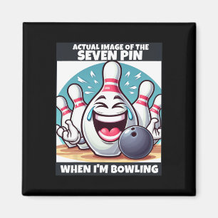 Funny Mens Womens Kids Seven Pin Laughing When I'm Magnet