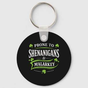 Funny Mens Womens St Patricks Day Irish Patty's Sh Key Ring