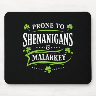 Funny Mens Womens St Patricks Day Irish Patty's Sh Mouse Mat