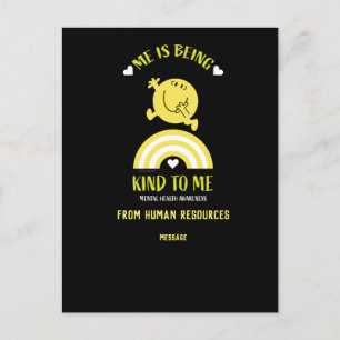 Funny Mental health awareness Hr Support Heart St Postcard