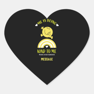 Funny Mental health awareness Hr Support  Heart Sticker