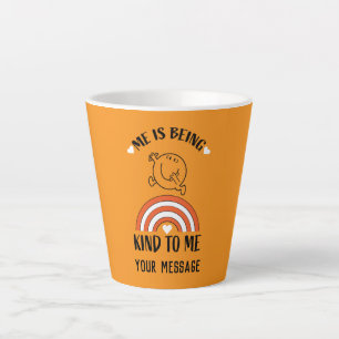 Funny Mental health awareness HR Support Latte Mug