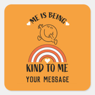Funny Mental health awareness  Square Sticker