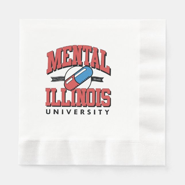 Funny Mental Health Napkin (Front)