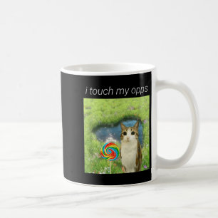 Funny Meowl Meme, Cat Owl Meme Brainrot Gen Alpha  Coffee Mug
