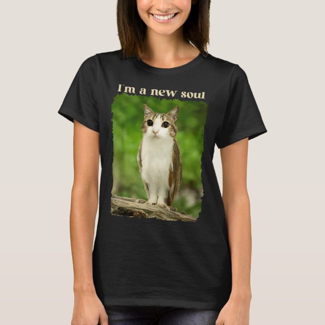 Funny Meowl Meme, Cat Owl Meme Brainrot Gen Alpha  T-Shirt (Front)